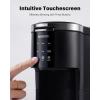 imageSHARDOR 3 in 1 Coffee Maker K Cup Coffee Maker Compatible with Ground Coffee ampamp Teas Single Serve Coffee Machine 614oz Brew Sizes 40oz Detachable Water Reservoir Descale Settings Black