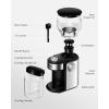 imageSHARDOR Burr Coffee Bean Grinder Electric Adjustable Burr Mill with 16 Precise Grind Setting for 214 Cup SilverSilver