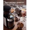 imageSHARDOR Burr Coffee Bean Grinder Electric Adjustable Burr Mill with 16 Precise Grind Setting for 214 Cup SilverSilver