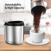 imageSHARDOR Coffee Grinder Electric HerbWet Grinder for Spices and Seeds with 2 Removable Stainless Steel Bowls Silver1 bowl