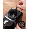 imageSHARDOR Conical Burr Coffee Grinder Electric Coffee Bean Grinder with 35 Grind Settings Adjustable for 212 Cups AntiStatic Design Black