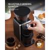 imageSHARDOR Conical Burr Coffee Grinder Electric Coffee Bean Grinder with 35 Grind Settings Adjustable for 212 Cups AntiStatic Design Black