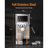 imageSHARDOR Espresso Machine 20 Bar Professional Espresso Machine with Milk Frother and Touchscreen Expresso Coffee Machines with Adjustable Temperaturefor Cappuccino Latte