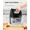 imageSHARDOR Hand Mixer Electric 6 Speed ampamp Turbo Mixer Electric Handheld SnapOn Storage Case5 Stainless Steel Accessories for Whipping Mixing Cookies Brownie Cakes Dough Batters BlueBlack