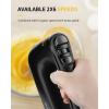 imageSHARDOR Hand Mixer Electric 6 Speed ampamp Turbo Mixer Electric Handheld SnapOn Storage Case5 Stainless Steel Accessories for Whipping Mixing Cookies Brownie Cakes Dough Batters BlueBlack