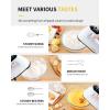 imageSHARDOR Hand Mixer Electric 6 Speed ampamp Turbo Mixer Electric Handheld SnapOn Storage Case5 Stainless Steel Accessories for Whipping Mixing Cookies Brownie Cakes Dough Batters BlueWhite