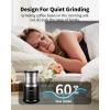 imageSHARDOR One Touch Coffee Grinder Electric Spice Herb For Coffee Bean Spices and Seeds with 1 Removable Stainless Steel Bowl Dry Grinder SilverBlack