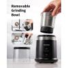imageSHARDOR One Touch Coffee Grinder Electric Spice Herb For Coffee Bean Spices and Seeds with 1 Removable Stainless Steel Bowl Dry Grinder SilverBlack