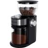 imageSHARDOR Burr Coffee Bean Grinder Electric Adjustable Burr Mill with 16 Precise Grind Setting for 214 Cup SilverGlossy Black
