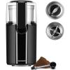 imageSHARDOR Coffee Grinder Electric Spice Herb Grinder for Coffee Bean Spices and Seeds with 2 Removable Stainless Steel Bowls BlackCG628B