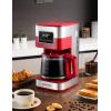 imageSHARDOR 10Cup Programmable Coffee Maker Regular amp Strong Brew Drip Coffee Machine for Home and Office Auto Shut Off Permanent Filter redRed
