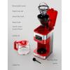 imageSHARDOR 10Cup Programmable Coffee Maker Regular amp Strong Brew Drip Coffee Machine for Home and Office Auto Shut Off Permanent Filter redRed