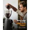 imageSHARDOR 64mm Burr Coffee Grinder Electric Espresso Coffee Grinders for Home Use with CommercialGrade Precision 100 Grind Settings DieCast Aluminum Housing 176oz Hopper AntiStatic Technology