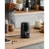 imageSHARDOR Electric Super Silent Blade Coffee Grinder Timed Grind Control Rotary Knob Adjustable Coarse to Fine for Coffee Beans Spices amp Herbs Black