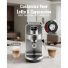 imageSHARDOR Espresso Machine 20 Bar Expresso Coffee Machines with Touchscreen Espresso Machine with Milk Frother Coffee Machine with 40oz Removable Water Tank for Cappuccino Latte