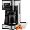 imageSHARDOR Professional Conical Burr Coffee Grinder 10Cup Programmable Coffee Maker