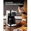 imageSHARDOR Professional Conical Burr Coffee Grinder 10Cup Programmable Coffee Maker