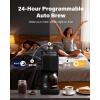 imageSHARDOR 10Cup Coffee Maker Programmable Drip Coffee Machine with 210 Cup Setting Adjustable KeepWarm Control Removable 50oz Water Tank Brew Strength Control amp Brew Pause Black