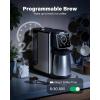 imageSHARDOR Programmable 5 Cup Drip Coffee Maker Single Serve Hot amp Iced Coffee Machine for K Cup amp Grounds 95oz Removable Reservoir 624oz Brew Size Strong Brew Stainless Steel Thermal Carafe Black