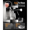 image:imageSHARDOR Espresso Machine 20 Bar Professional Espresso Machine with Milk Frother and Touchscreen Expresso Coffee Machines with Adjustable Temperaturefor Cappuccino Latte Stainless Steel BlackSilver