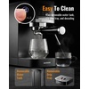 image:imageSHARDOR Espresso Machine 20 Bar Professional Espresso Machine with Milk Frother and Touchscreen Expresso Coffee Machines with Adjustable Temperaturefor Cappuccino Latte Stainless Steel BlackBlack