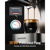 image:imageSHARDOR Espresso Machine 20 Bar Professional Espresso Machine with Milk Frother and Touchscreen Expresso Coffee Machines with Adjustable Temperaturefor Cappuccino Latte Stainless Steel BlackSilver