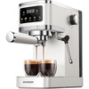 image:imageSHARDOR Espresso Machine 20 Bar Professional Espresso Machine with Milk Frother and Touchscreen Expresso Coffee Machines with Adjustable Temperaturefor Cappuccino Latte Stainless Steel BlackWhite