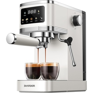 image:imageSHARDOR Espresso Machine 20 Bar Professional Espresso Machine with Milk Frother and Touchscreen Expresso Coffee Machines with Adjustable Temperaturefor Cappuccino Latte Stainless Steel BlackWhite