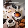 image:imageSHARDOR 10Cup Programmable Coffee Maker Regular amp Strong Brew Drip Coffee Machine for Home and Office Auto Shut Off Permanent Filter grayBeige