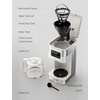 image:imageSHARDOR 10Cup Programmable Coffee Maker Regular amp Strong Brew Drip Coffee Machine for Home and Office Auto Shut Off Permanent Filter grayBeige