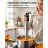 image:imageSHARDOR Immersion Blender Handheld 1100W Hand Blender with Variable Speed 5in1 Stick Blender Stainless Steel Shaft with Chopper Whisk Frother amp Beaker for Soup Sauces Smoothies Baby FoodSilver