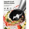 image:imageSHARDOR Immersion Blender Handheld 1100W Hand Blender with Variable Speed 5in1 Stick Blender Stainless Steel Shaft with Chopper Whisk Frother amp Beaker for Soup Sauces Smoothies Baby FoodSilver